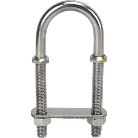 Boulon en U en acier inoxydable 316 M12 pour équipement marin, avec écrou et rondelle - Pièces bateau (1/5)