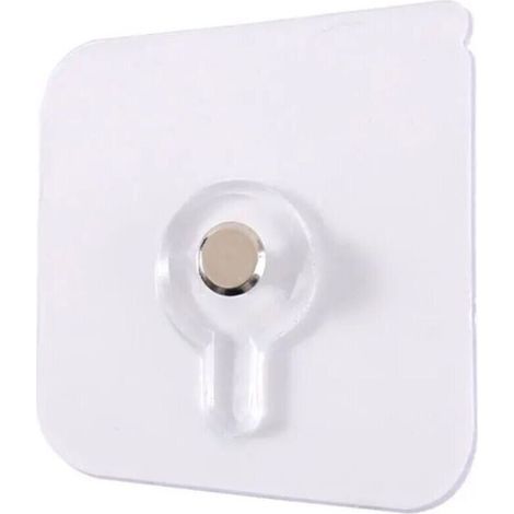 Fixation Cadre Sans Percer, 10pcs Clou Adhésif Mural Attache Tableau sans Poinçon Trou Transparent Crochet Collante de Suspension Accroche Cadre Photo pour Art Mural Miroir Salon Salle Bain Cui (1/4)