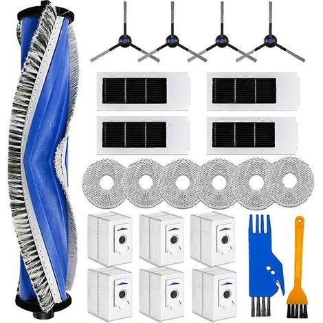 Ersatzteile für den ECOVACS DEEBOT T30s / T30s Combo Saugroboter: Hauptseitenbürste, HEPA-Filter, Reinigungstuch, Staubbeutel (1/5)