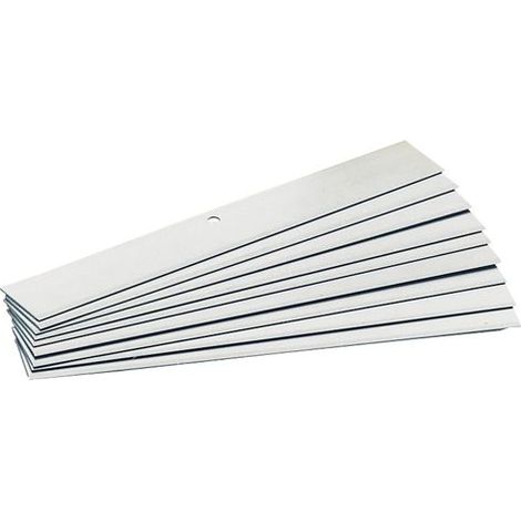 BLISTER DE 10 LAMES POUR RACLOIR SOLS VITRES 10CM - L'OUTIL PARFAIT - 1606000