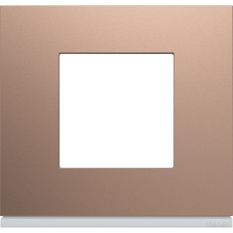 Plaque gallery plastique peint rosé (WXP0502)