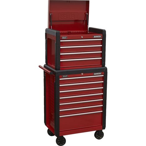 Sealey Superline PRO® Topchest & Rollcab Combination 11 Drawer AP3411STACK (1/5)