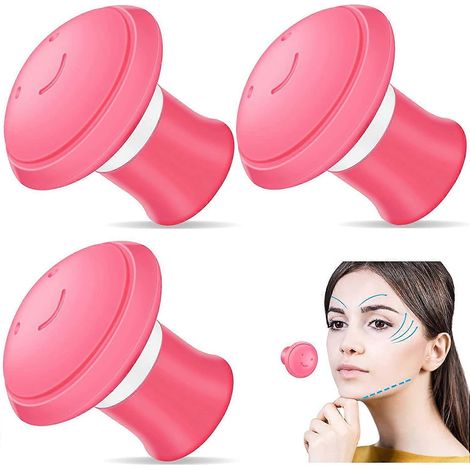 Appareil d'exercice facial en 3 pièces, yoga du visage pour raffermir la peau, appareil d'exercice de la mâchoire, appareil d'exercice de respiration pour le double menton, affine le visage et la mâch (1/5)