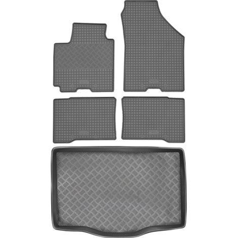 Set di tappetini in gomma per auto e tappetino per bagagliaio per Suzuki Swift V Hatchback dal 2017 (1/5)