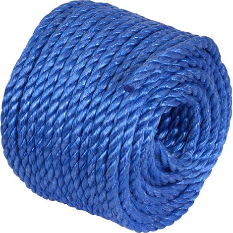 Sealey PR830 8mm x 30m Polypropylene Split Film Twisted Rope, Blue