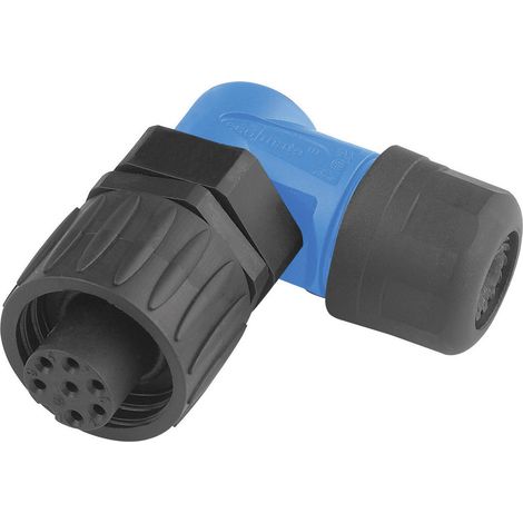Amphenol C016 10F006 000 10 Rundstecker Kupplung, gewinkelt Gesamtpolzahl: 6 + PE Serie (Rundsteckve
