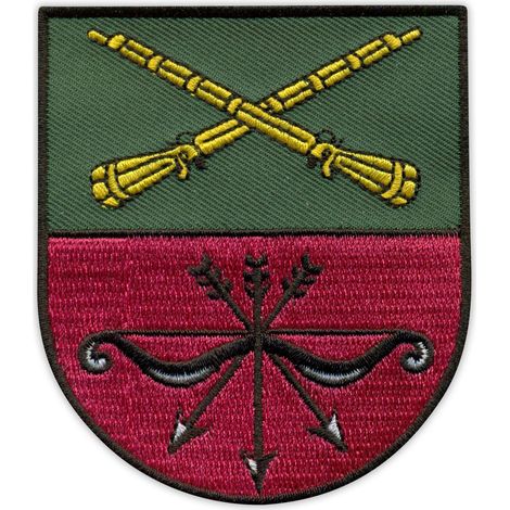 Parche con el escudo de armas de la ciudad de Zaporiyia - Reverso magnético - Parche/Insignia/Emblema bordado