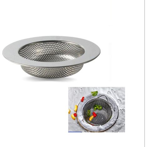 Filtre en acier inoxydable pour évier de cuisine, filet anti-blocage de lavabo, anti-blocage de cheveux de lavabo