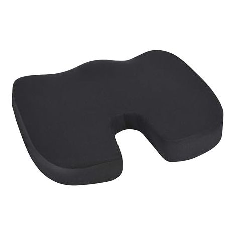 Quatre saisons épaississement général belles fesses fesses pendant longtemps pas fatigué coussin de chaise de bureau étudiant gros coussin en mousse à mémoire en forme de U noir
