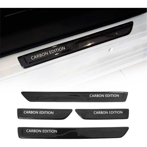 Couverture de Seuil de porte pour Togg T10X T10F 2023-2026 Carbone Noir 4 Pcs (1/5)