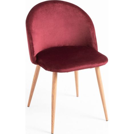 Packs Sillas Comedor - Pack 6 Sillas Vint Terciopelo - Fucsia (1/5)