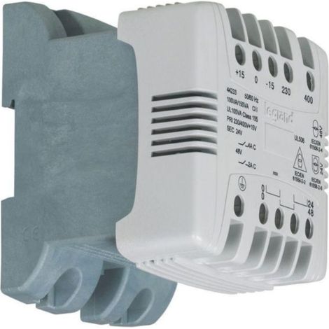 Transformateur commande et séparation des circuits connexion vis primaire 230V à 400V, secondaire 115V à 230V - 160VA - LEG044264