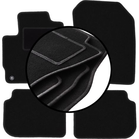 Komplettset Veloursmatten für: Mitsubishi Colt VII Fließheck (2008-2012)
