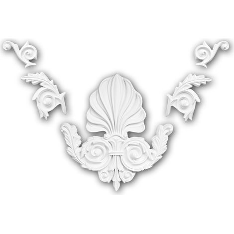Elemento decorativo 160019 Profhome stile neorinascimentale bianco
