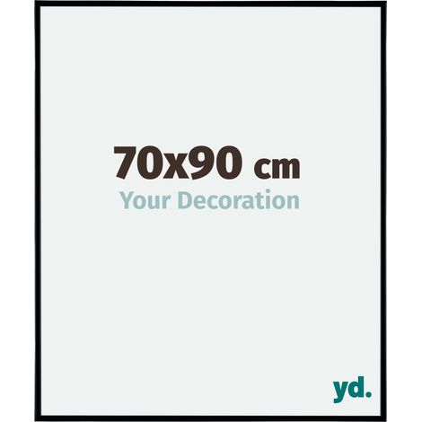 yd. - Cadre photo 70x90 - Noir Mat - Plastique - Evry (1/5)