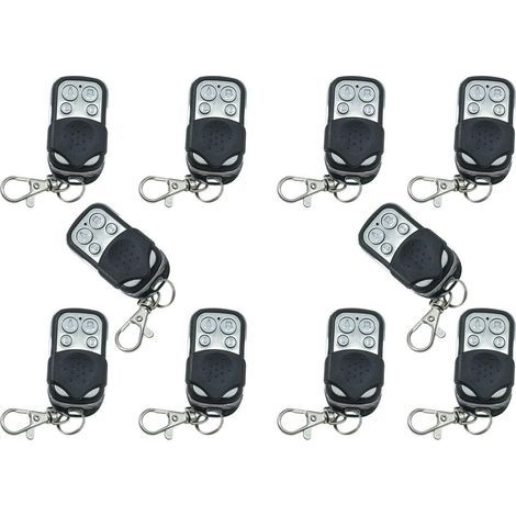 Lot de 10 télécommandes universelles pour Portail Automatique, à Code Fixe, fréquence de 433,92 MHz (couleur de lumière assortie) (1/5)