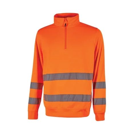 U-Power Felis Felpa mezza zip alta visibilità - 4XL