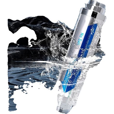 Adoucisseur d'eau, Résine échangeuse d'ions, Installation facile, Certifié CE, Réduction efficace du tartre, Compatible avec les douches et les lave-vaisselles (1/5)