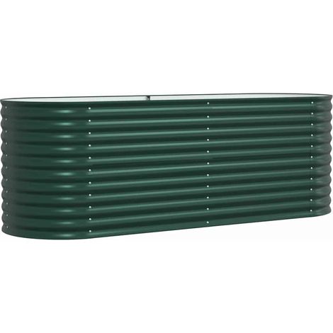 Maison Exclusive - Letto Rialzato Verde 240 x 80 x 81 cm Acciaio