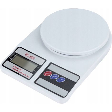Balanza electrónica de cocina de 10 kg + pilas