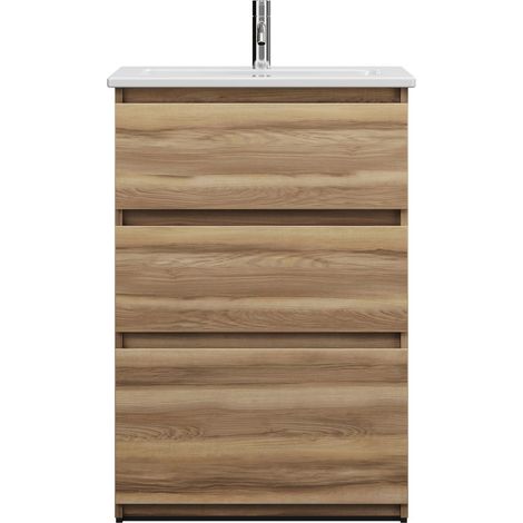burgbad Lin20 lavabo bajo para lavabo con mueble bajo para