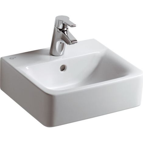 Handwaschbecken Ideal Standard Connect Cube 400 x 160 x 360 mm, Keramik, weiß - E713701 (1/5)