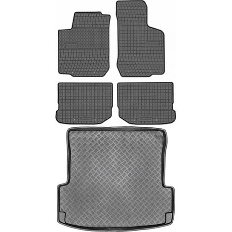 SET di tappetini in gomma per auto e tappetino per bagagliaio per Skoda Octavia I berlina/hatchback dal 1997 al 2004 (1/5)