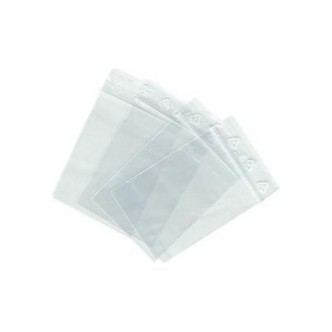 Bolsas con zip auto cierre transparentes tamaño 160 x 220 mm. Material LDPE. Estas bolsas disponen de un cierre seguro que, al mismo tiempo, permite l