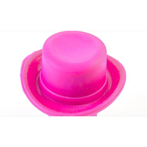 A1939 Bouchon en silicone petit chapeau bouteille bière vin fermeture bouchon chapeau bouteille (Rose rouge)