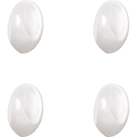 Colgador Oryx Blanco Pequeño (Blister 4 Unidades ) Adhesivo