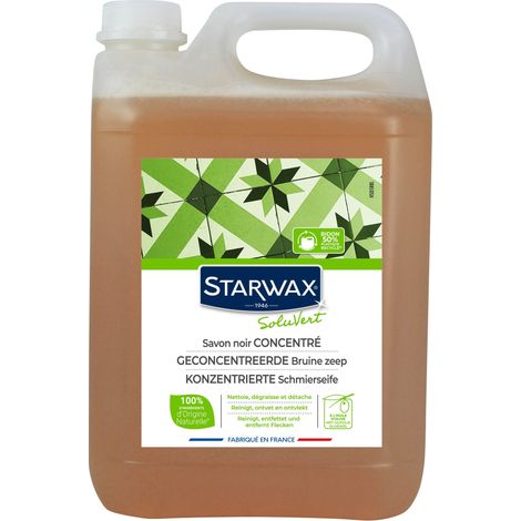 Savon noir concentré à l'huile d'olive 5L STARWAX SOLUVERT
