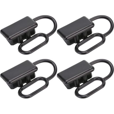 Bouchons de protection en caoutchouc souple pour connecteurs Anderson 50 A – Lot de 4, étanches et anti-poussière (1/5)