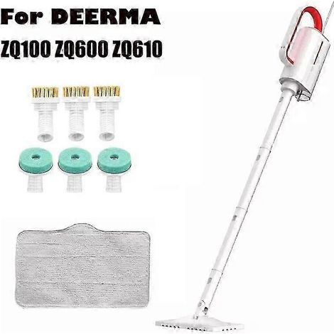 Para Deerma DEM ZQ100 ZQ600 ZQ610, almohadillas de limpieza para mopa, aspiradora de vapor portátil, paño de mopa, accesorios de repuesto para barredoras de alfombras, edición 0620