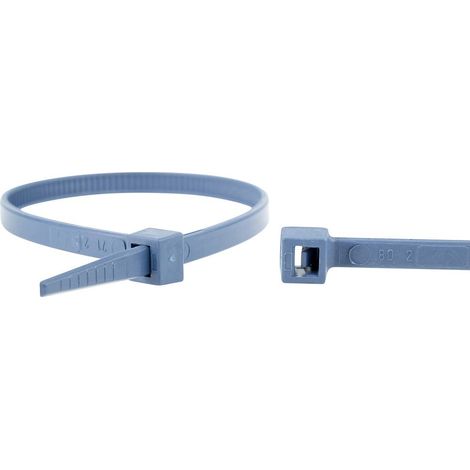 WKK 150126671 Fascetta per cavi 200 mm 4.80 mm Blu rilevabile 100 pz. (1/3)