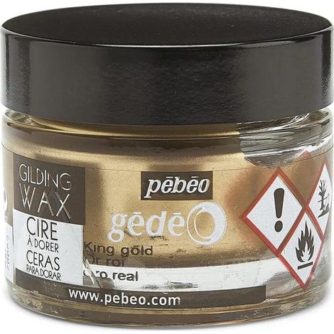 Pébéo Cera para dorar Gédéo oro 30 ml para decoración