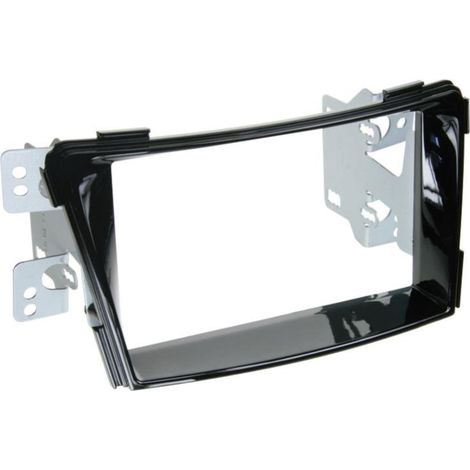 Support Autoradio compatible avec Hyundai i40 Cw VF Sans navigation Noir brillant
