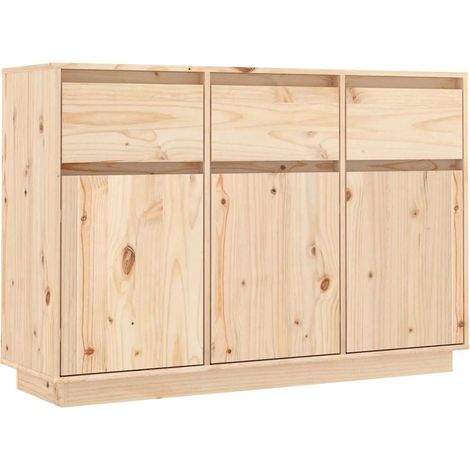Maison Exclusive - Credenza 111x36x75 cm in Legno Massello di Pino (1/5)
