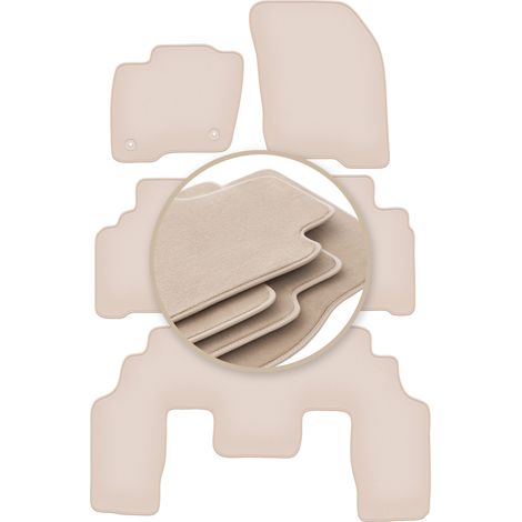 Alfombrillas PREMIUM beige para: Ford S-MAX MK2 monovolumen 2015- (1/5)