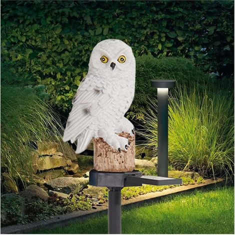 Eulenförmige Solar-Gartenleuchte – LED-Beleuchtung, Tierfigur, Gartendekoration, Schmuck (1/5)