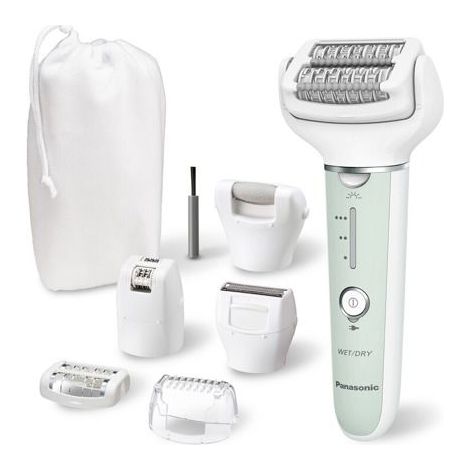 Epilador eléctrico Panasonic ES-EY70AG503 con 4 cabezales incluidos Wet & Dry (1/5)