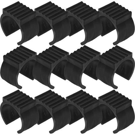 Hammock Feet Protectors Vinyl Snap On Non-slip U-Shaped Pads for Base Tubes 38-42mm Chair Leg Protectors for Floor (1/5)