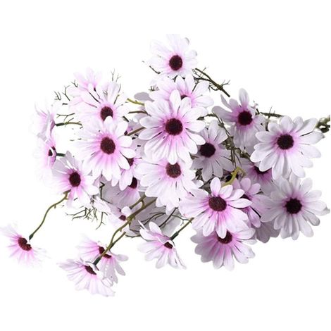 Bouquet De Marguerites Fleur Artificielle Plastique Décoration Intérieure Bureau Mariage 52 Cm 1 Pièce