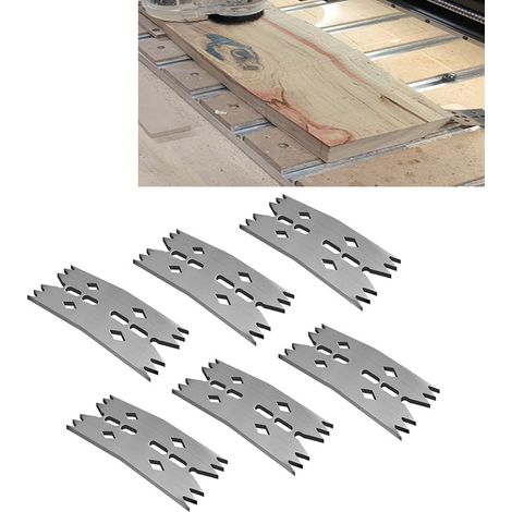 Pinces de serrage pour panneaux de menuiserie  pinces de fixation métalliques  pinces de serrage pour étaux de table utilisées pour l'usinage CNC et le travail des panneaux (1/5)