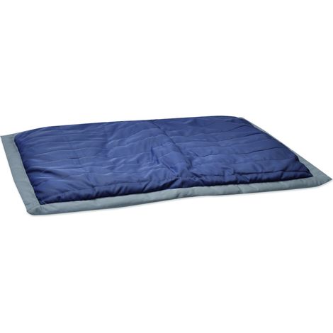 Aumüller Liegekissen CANVAS für Hunde Dunkelblau / Grau - 120 cm (1/3)