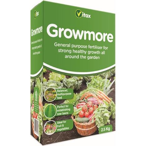 Vitax 6GR250 Growmore 2.5kg VTX1250 (1/5)