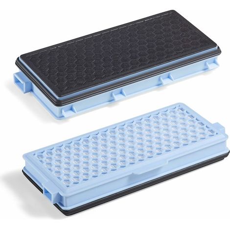 2x filtre HEPA compatible avec Miele SF-HA 50 Filtres d'aspirateur à charbon actif contre les odeurs pour série S8000 S6000 S5000 S4000 Complete C2 C3 Compact C1 C2 S8340 S6240 S5211 (1/5)