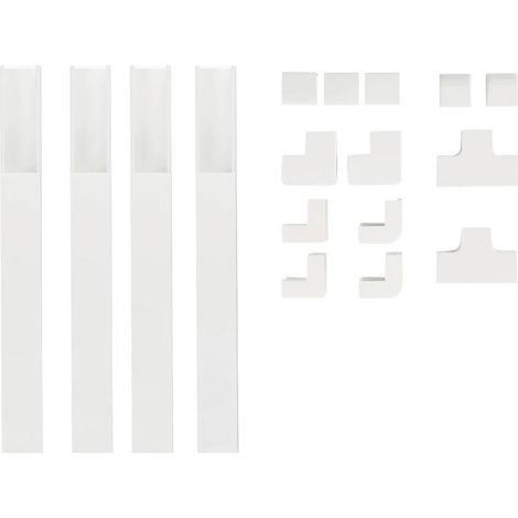Hama 00221017 Canalina passacavi (L x P) 24 mm x 14 mm 4 pz. Bianco (1/5)