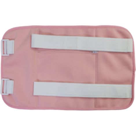 Pochette à huile de ricin en coton biologique étanche, lavable et réutilisable, pour ceinture de soin abdominale et cervicale. (1/5)