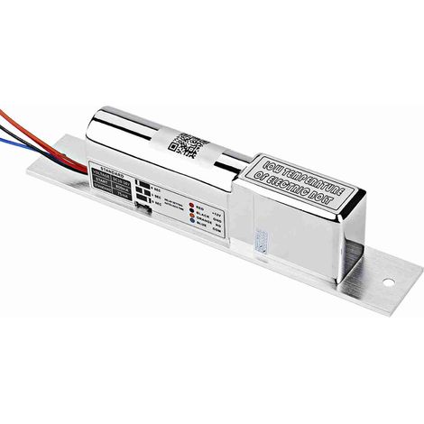 Serrure magnétique électrique à mortaiser en métal pour portes, 10-18 V CC, avec signal magnétique. (1/5)