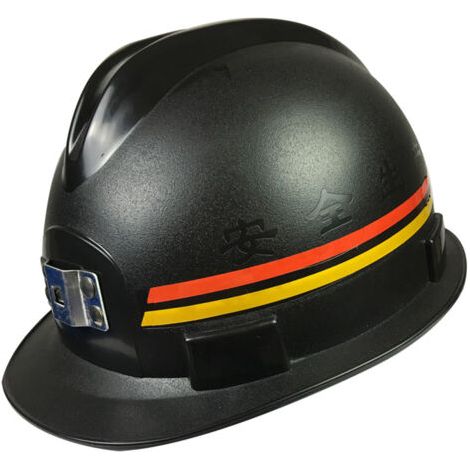 Casque de mineur en ABS pour travail souterrain, casque de sécurité anti-perforation pour travaux de construction